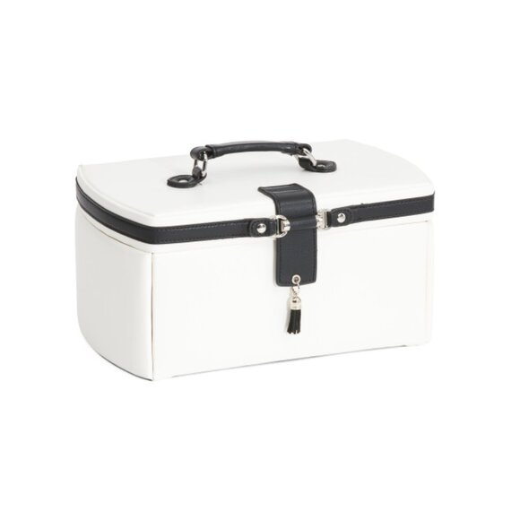 BROUK AND CO White The Sara Traveling Jewelry Box